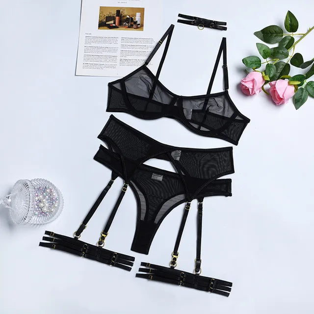 Luxe | Elegant 4-Piece Lingerie Set
