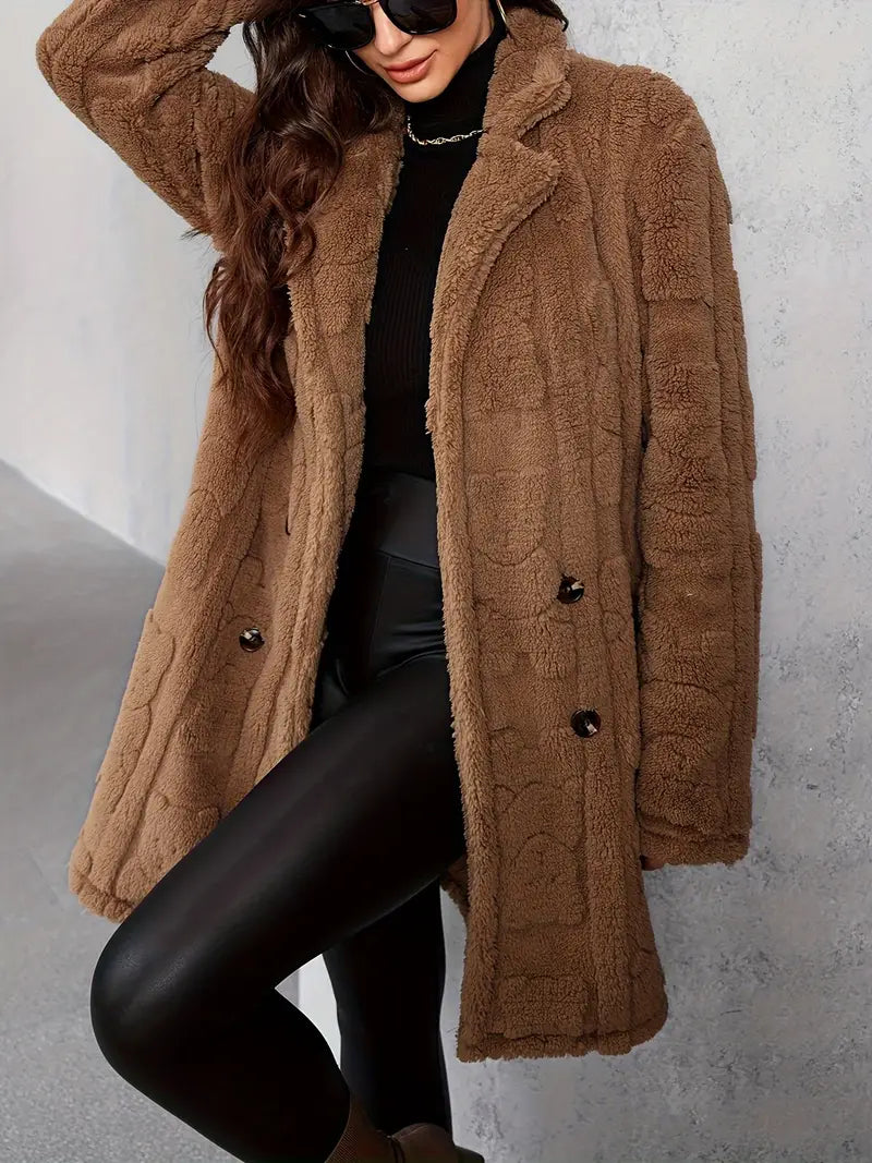 Nora | Textured Winter Coat