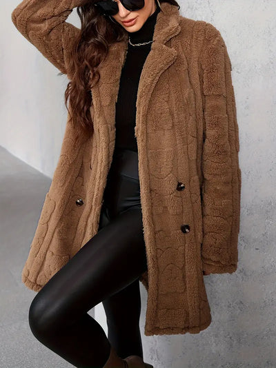 Nora | Textured Winter Coat
