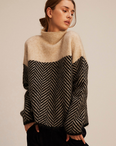Mila | Cozy Cotton Turtleneck Sweater