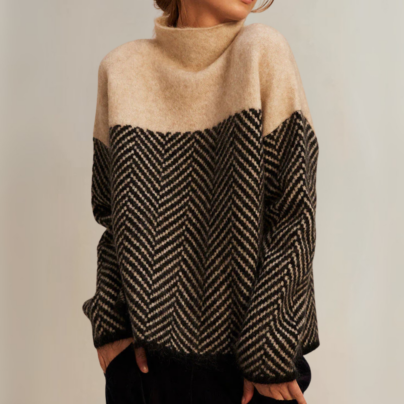 Mila | Cozy Cotton Turtleneck Sweater