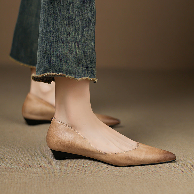 Mira | Luxurious Leather Ballet Flats