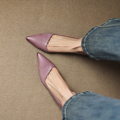 Vogue | Luxurious Leather Heels