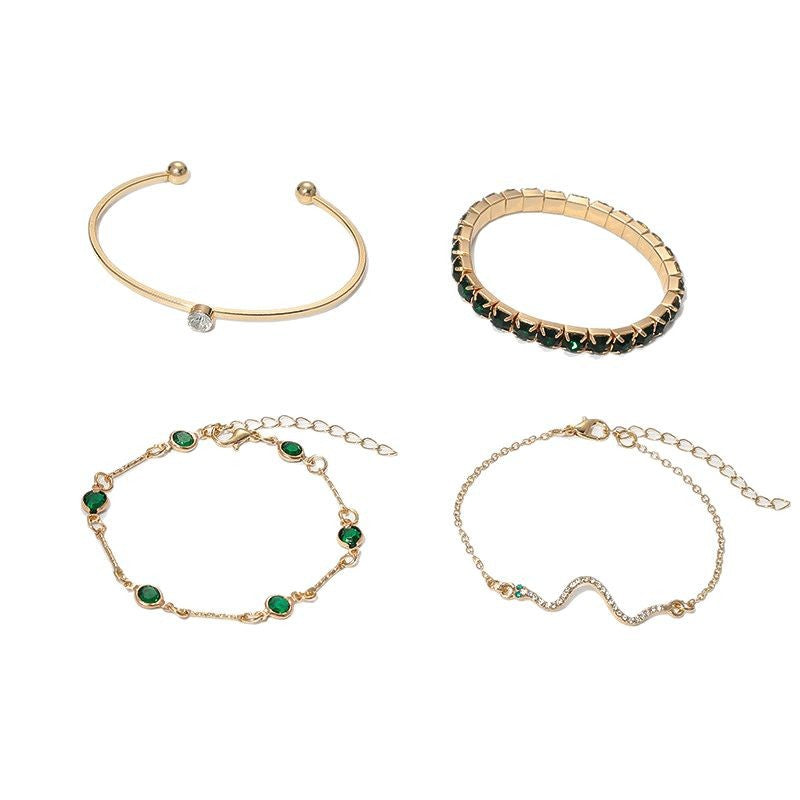 Elara | Elegant Gold Bracelet Set