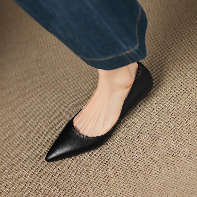 Mira | Luxurious Leather Ballet Flats