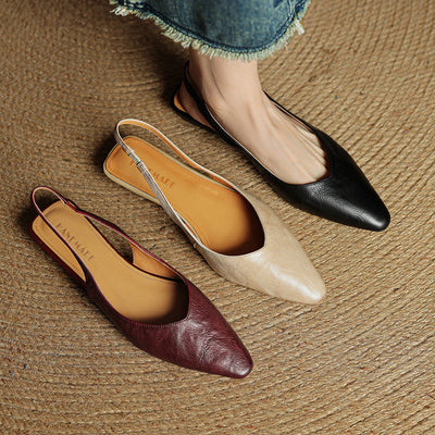 Ava | Chic Leather Slingbacks