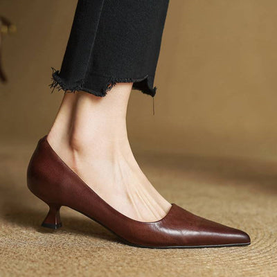 Sable | Elegant Leather Pumps