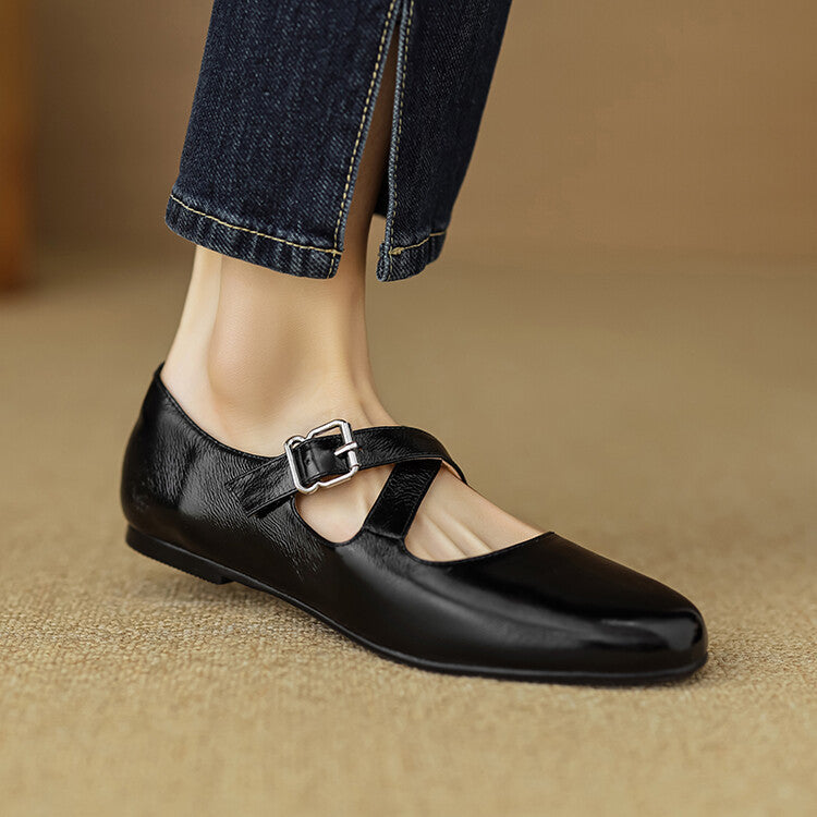 Kylie | Luxurious Leather Ballet Shoes