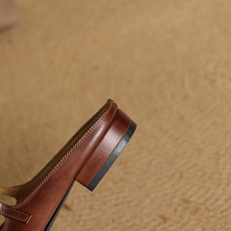 Maverick | Luxurious Leather Mules