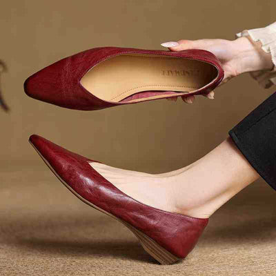 Zara | Luxe Leather Slip-Ons