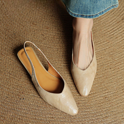 Ava | Chic Leather Slingbacks
