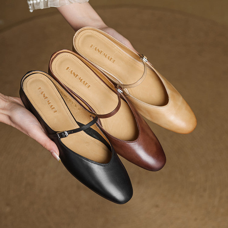 Maverick | Luxurious Leather Mules