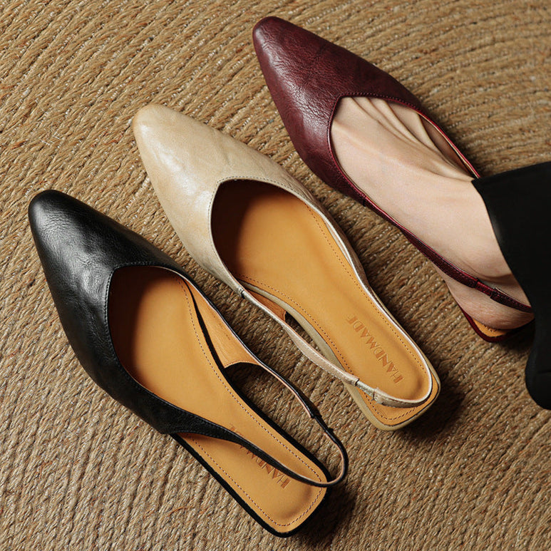 Ava | Chic Leather Slingbacks