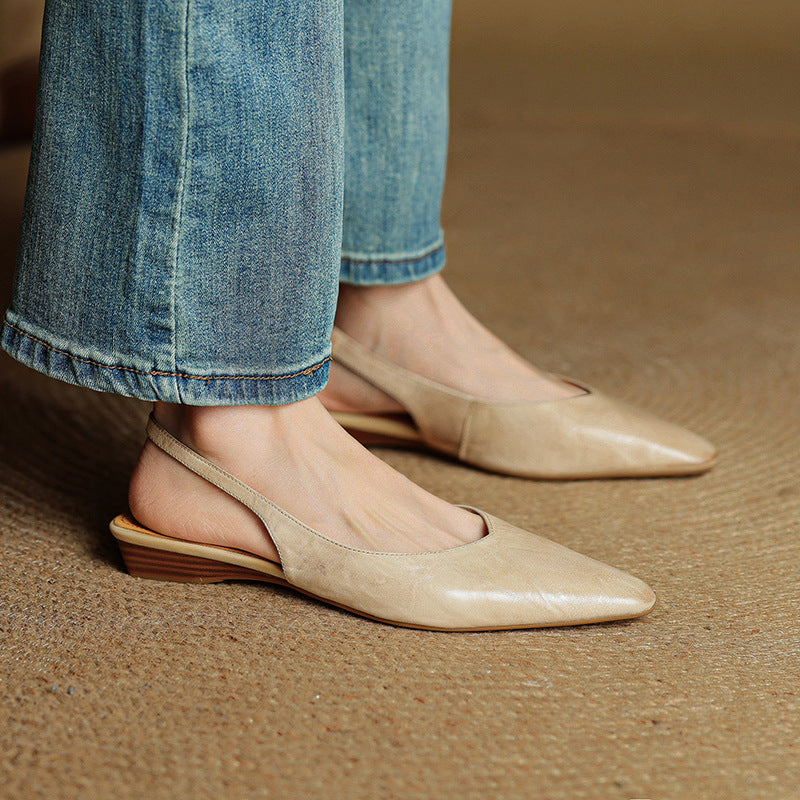 Ava | Chic Leather Slingbacks
