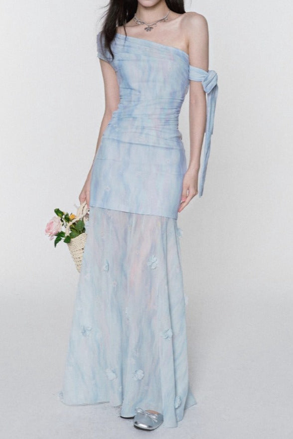 Zara | Chic One-Shoulder Maxi Dress