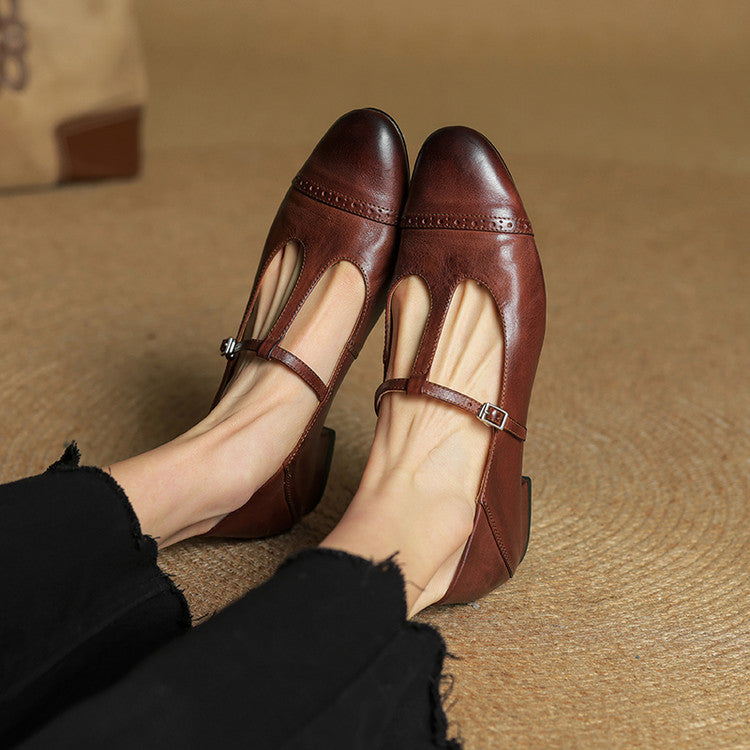 Mara | Luxe Leather Flats
