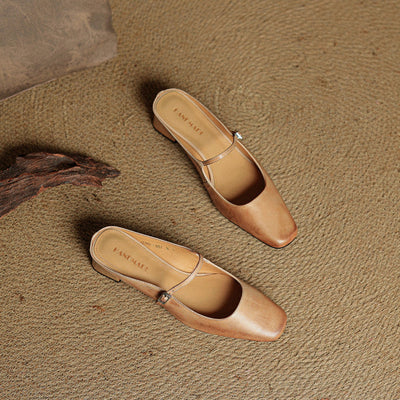 Zara | Luxurious Leather Mules