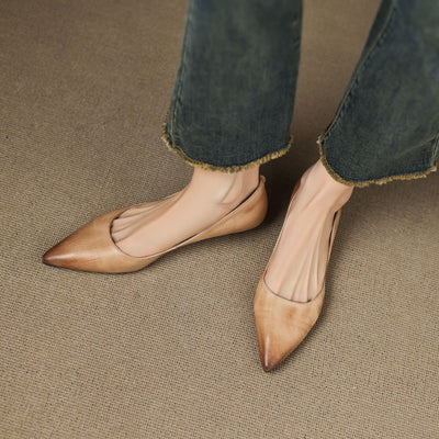 Mira | Luxurious Leather Ballet Flats