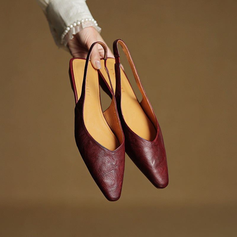 Ava | Chic Leather Slingbacks