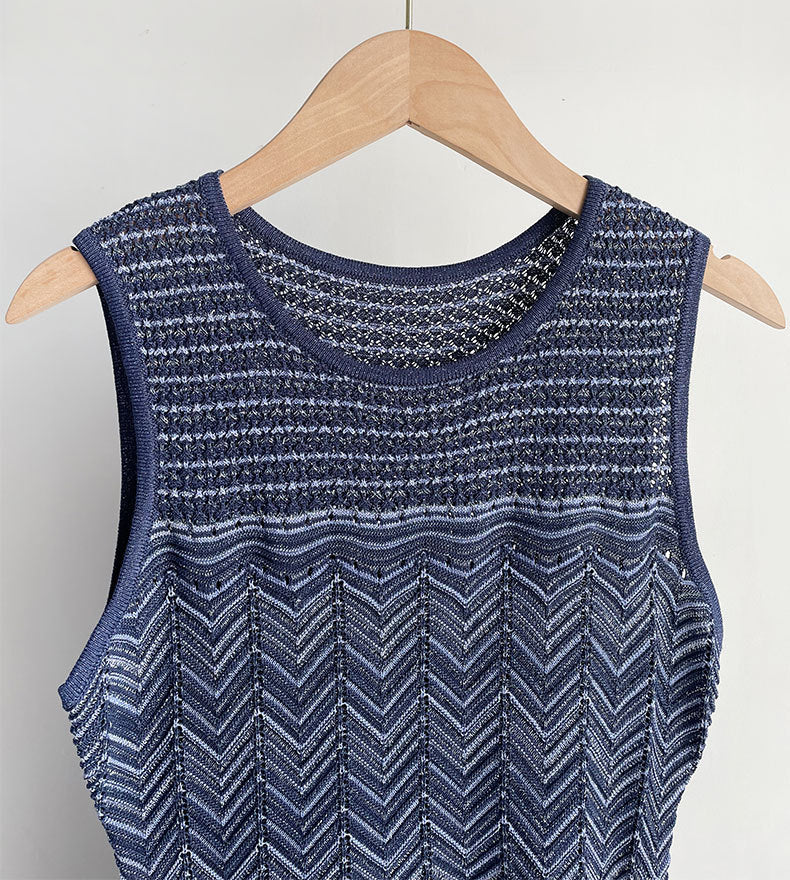 Cleo | Chic Striped Midi Dress