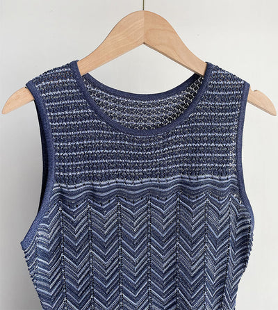 Cleo | Chic Striped Midi Dress