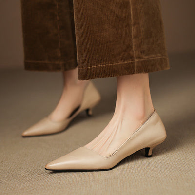 Vogue | Luxurious Leather Heels