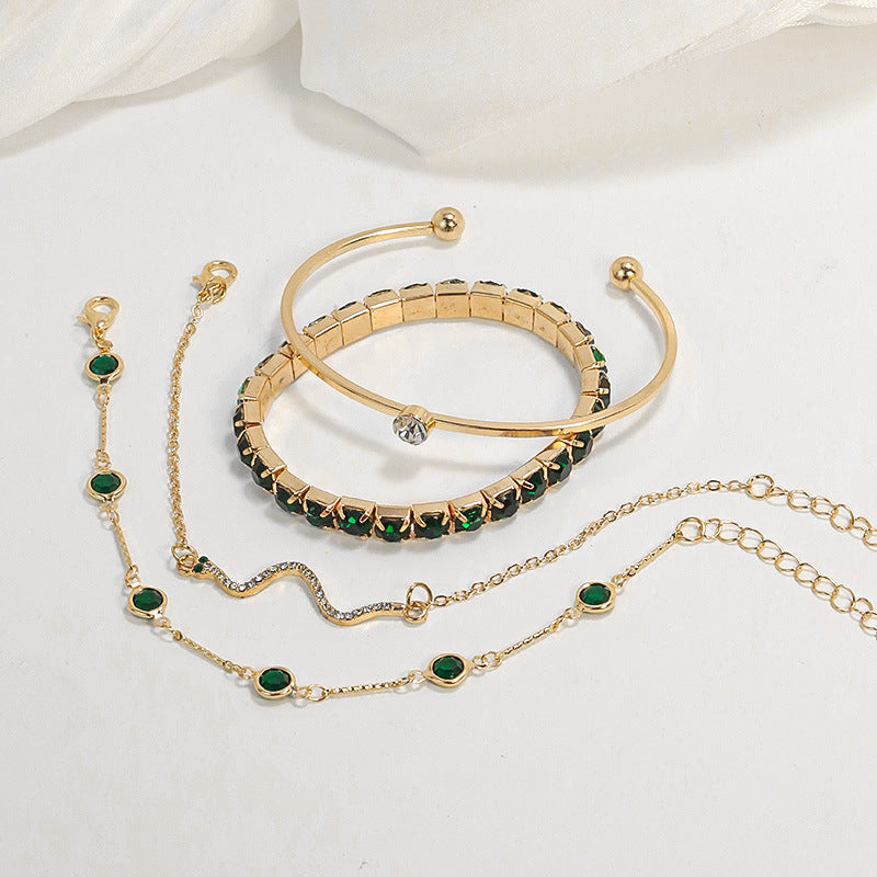 Elara | Elegant Gold Bracelet Set