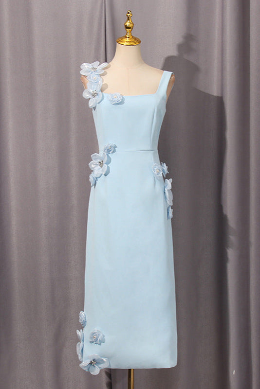 Sabrina | 3D Floral Midi Dress