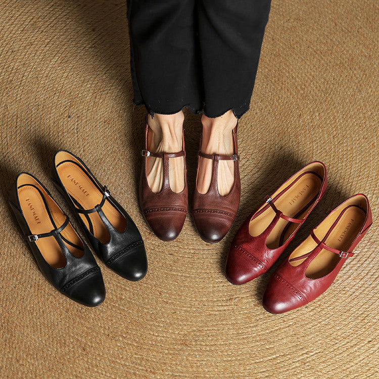 Mara | Luxe Leather Flats