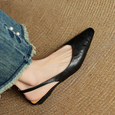 Ava | Chic Leather Slingbacks