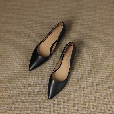 Mira | Luxurious Leather Ballet Flats