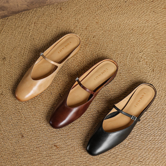 Luxe | Genuine Leather Mules