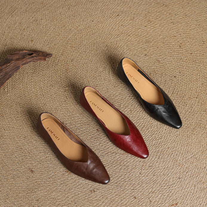 Zara | Luxe Leather Slip-Ons