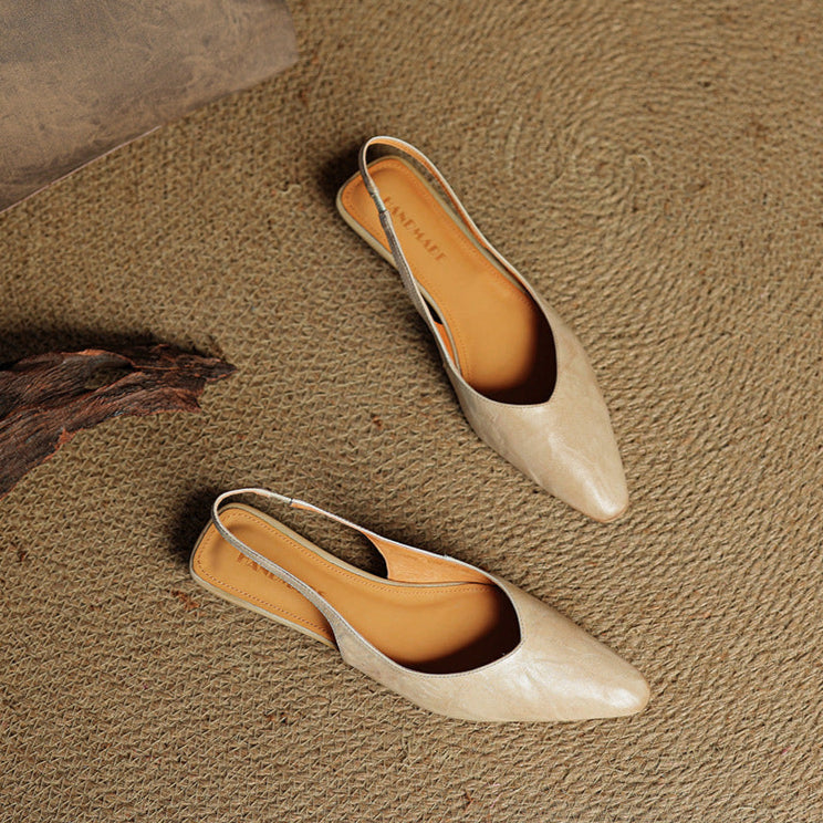 Ava | Chic Leather Slingbacks