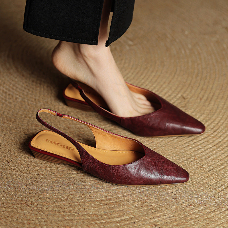 Ava | Chic Leather Slingbacks