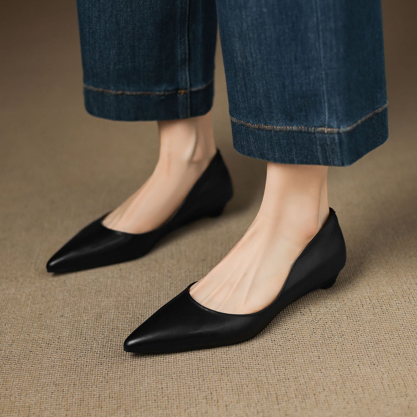 Mira | Luxurious Leather Ballet Flats