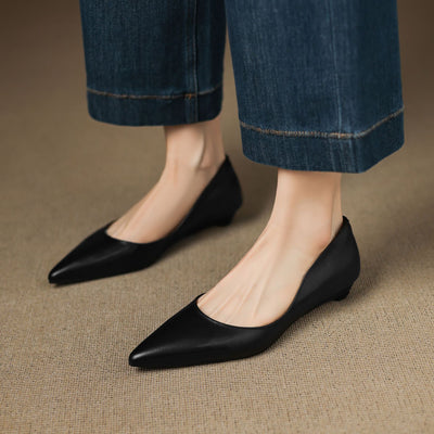 Mira | Luxurious Leather Ballet Flats
