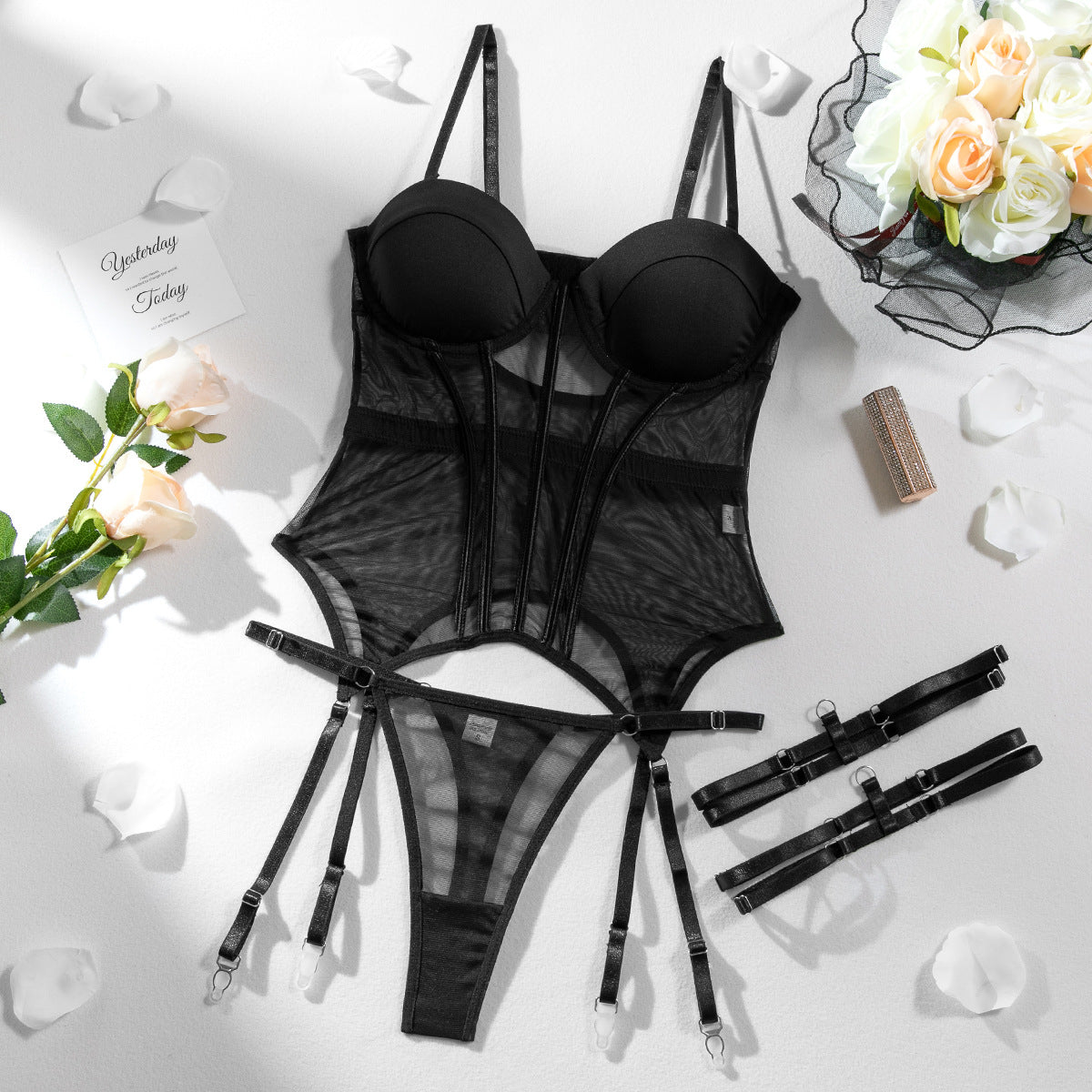 Amberly | Chic French Lingerie Set