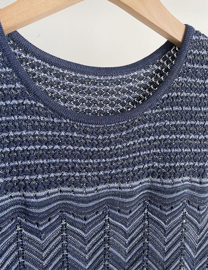 Cleo | Chic Striped Midi Dress