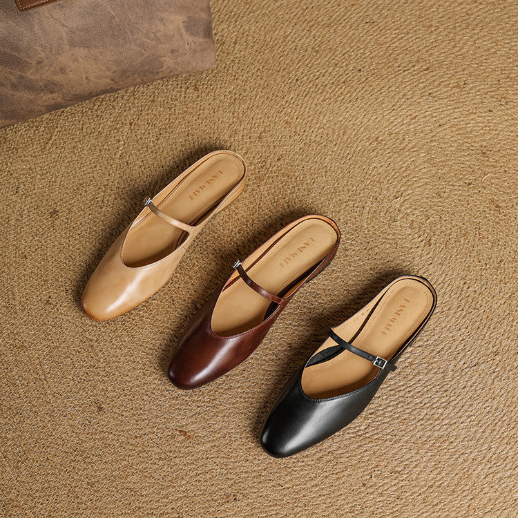 Maverick | Luxurious Leather Mules