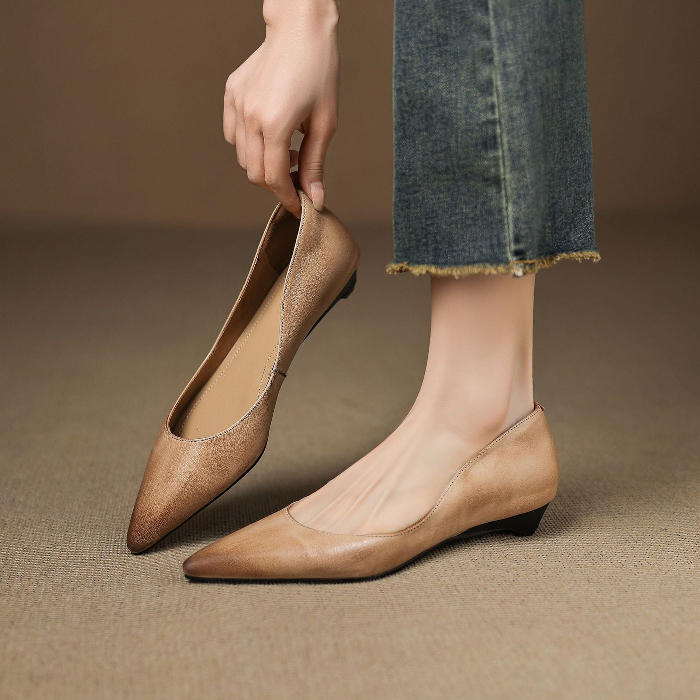 Mira | Luxurious Leather Ballet Flats