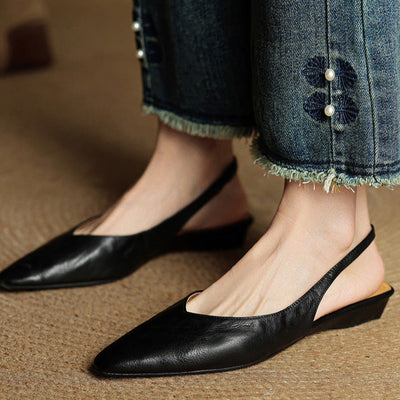 Ava | Chic Leather Slingbacks