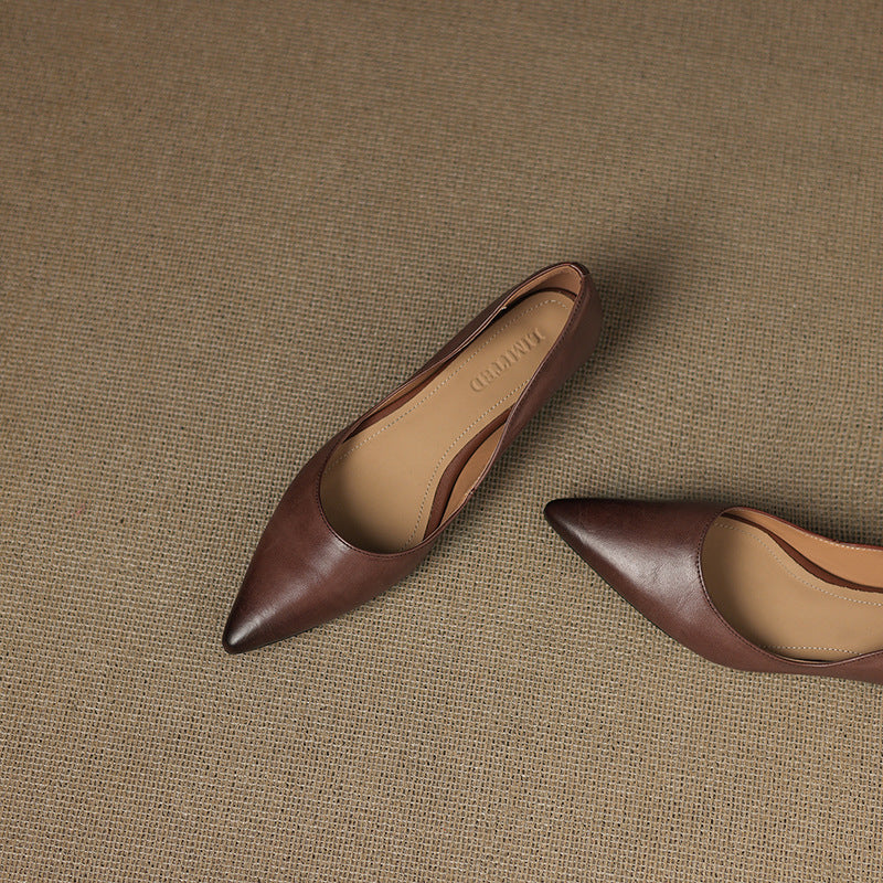 Mira | Luxurious Leather Ballet Flats