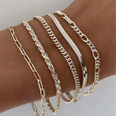 Ellis | Elegant Gold Bracelet Set