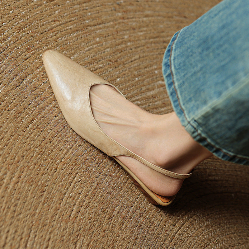 Ava | Chic Leather Slingbacks