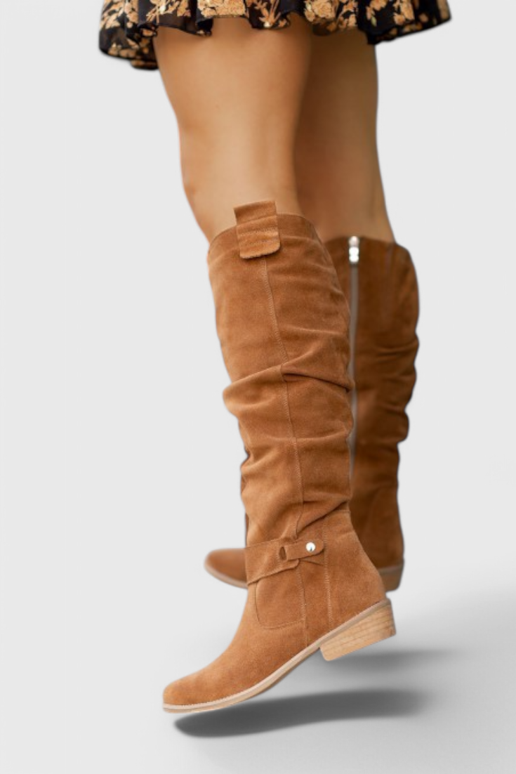 Celine | Chic Retro High Boots