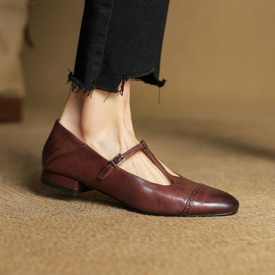 Ella | Luxe Leather Ballet Flats
