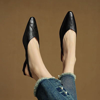 Ava | Chic Leather Slingbacks