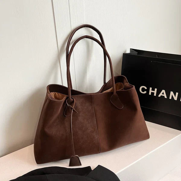Mira | Luxe Suede Tote Bag
