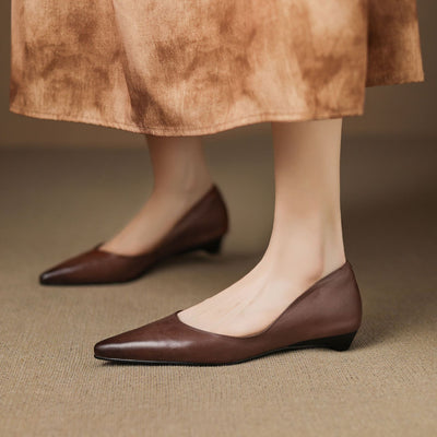 Mira | Luxurious Leather Ballet Flats